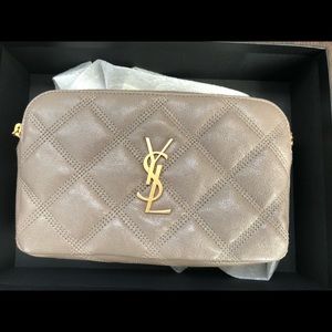 Saint Laurent Becky double zip bag